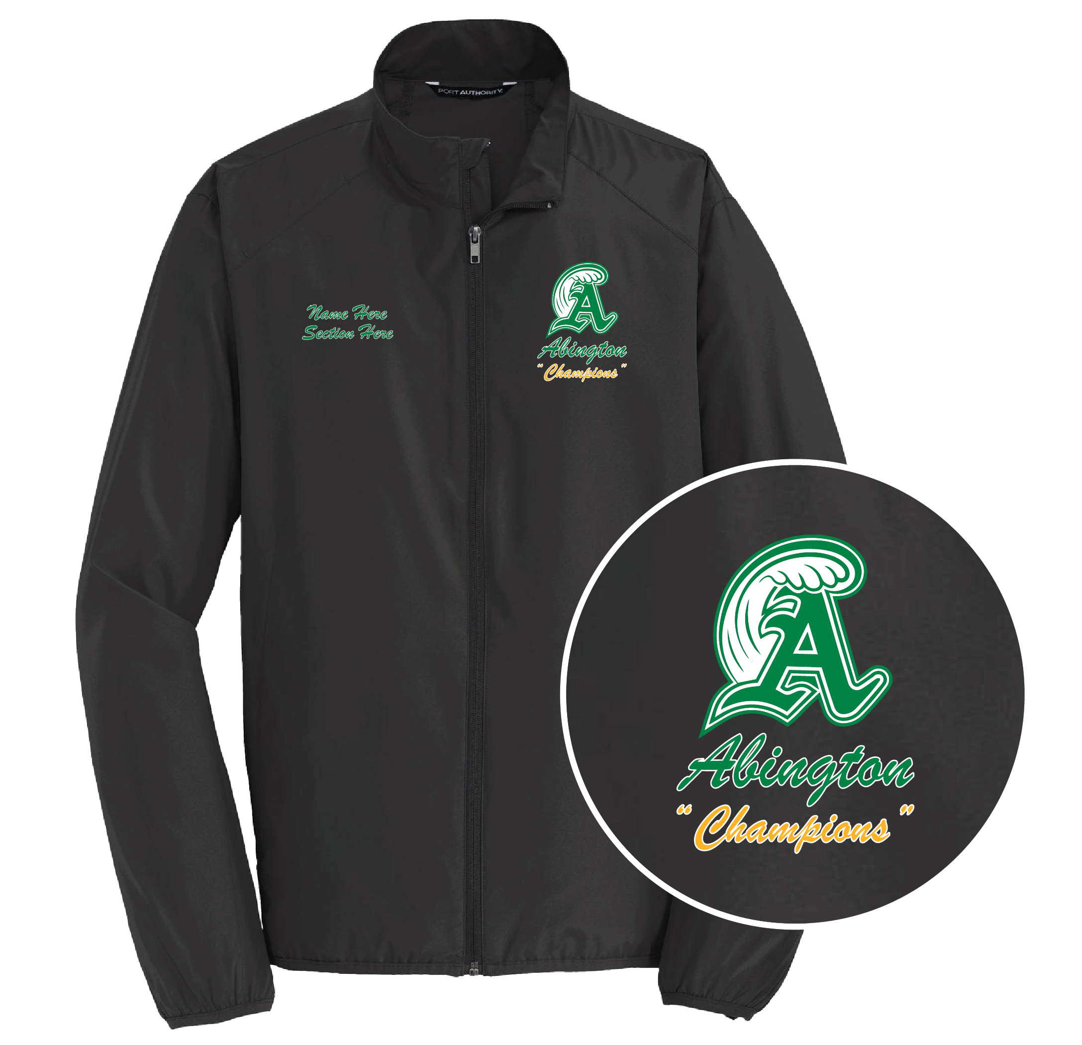 Abington Band PRINTED Full Zip Jacket