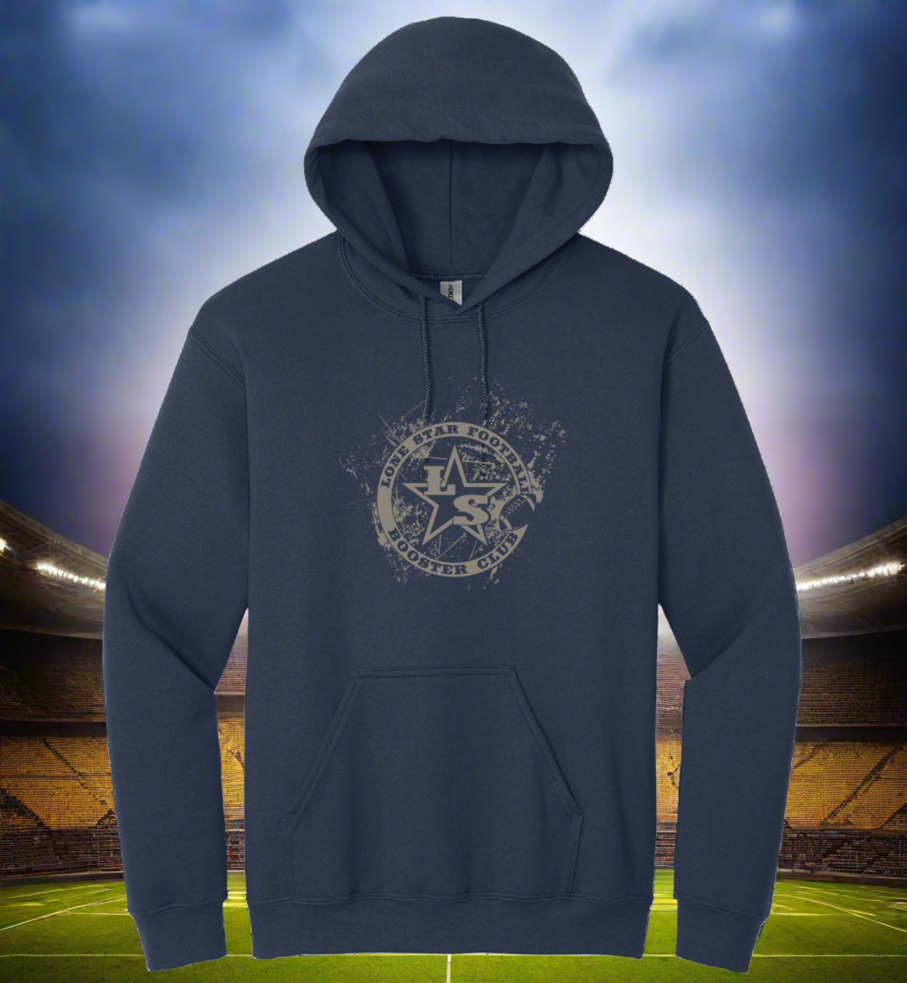 Lone Star Football Booster Hoodie