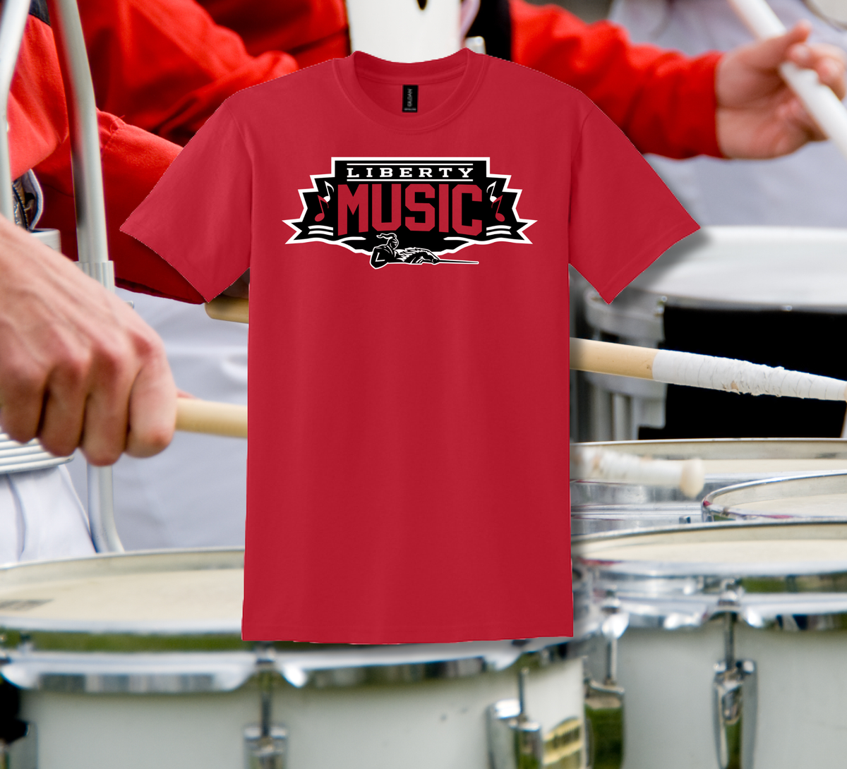 Liberty HS Band '26 - Liberty Music Knight Tee
