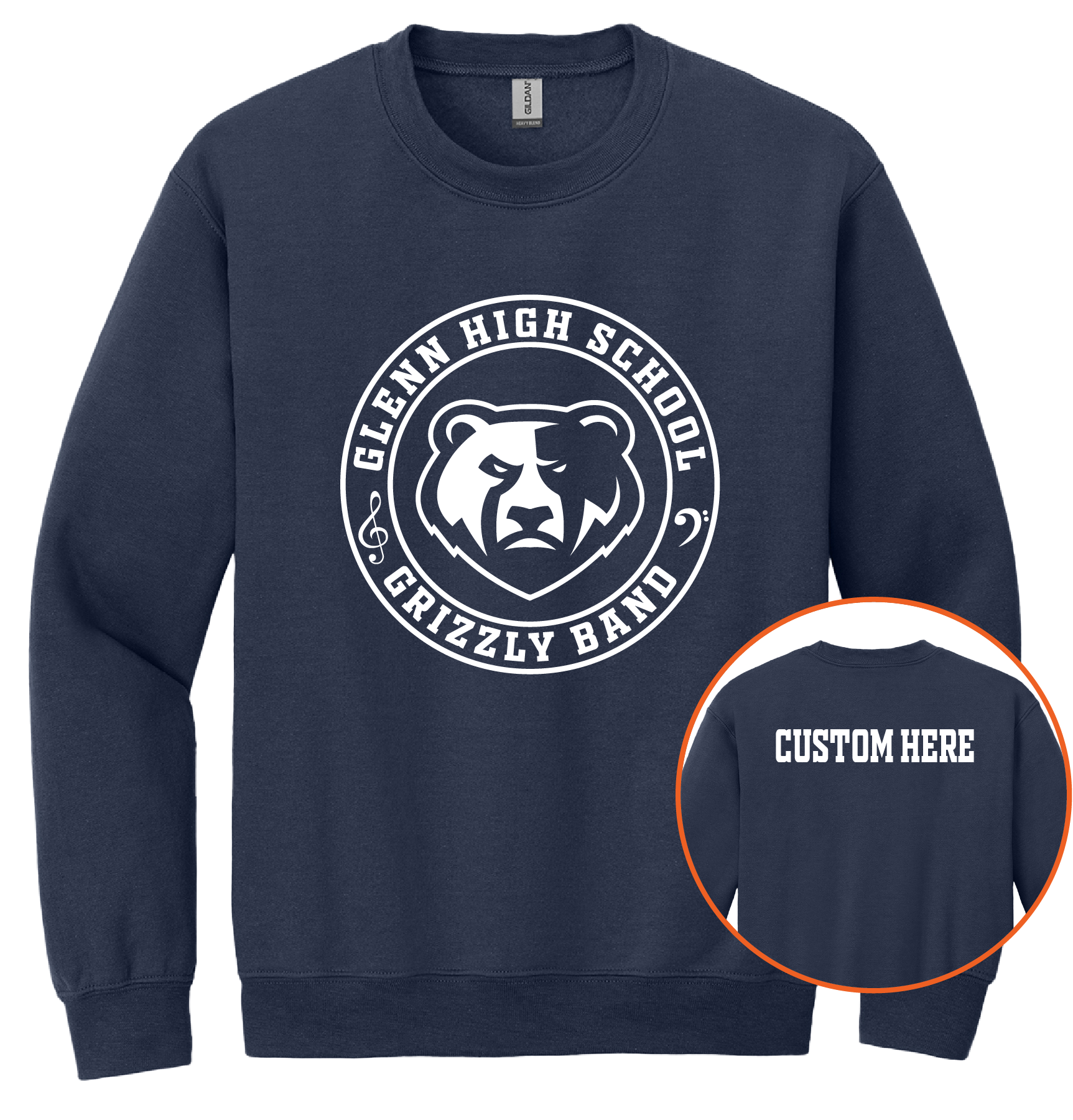 Glenn HS Band Crewneck - CUSTOM