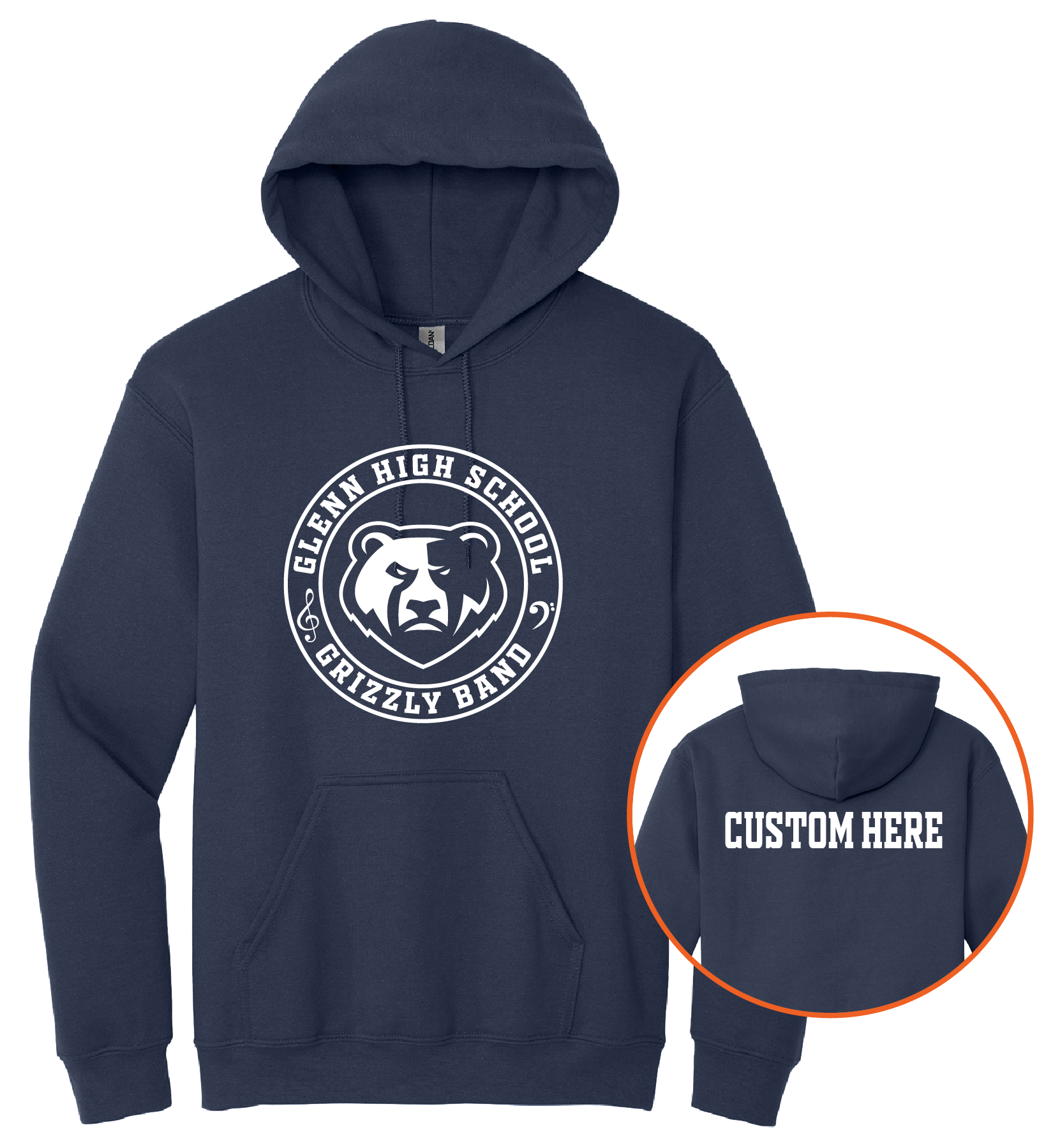 Glenn HS Band Hoodie - CUSTOM