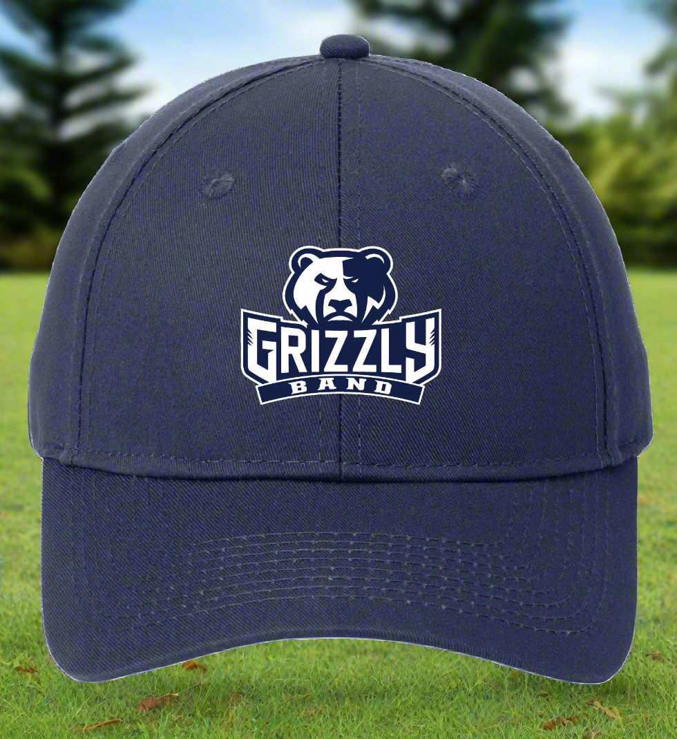 GHS Band Caps - White Logo (STUDENT ONLY)