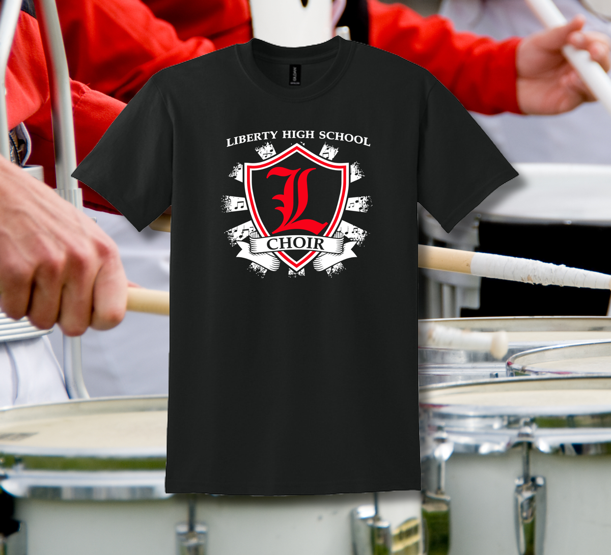 Liberty HS Band '26 - Choir Shield Tee