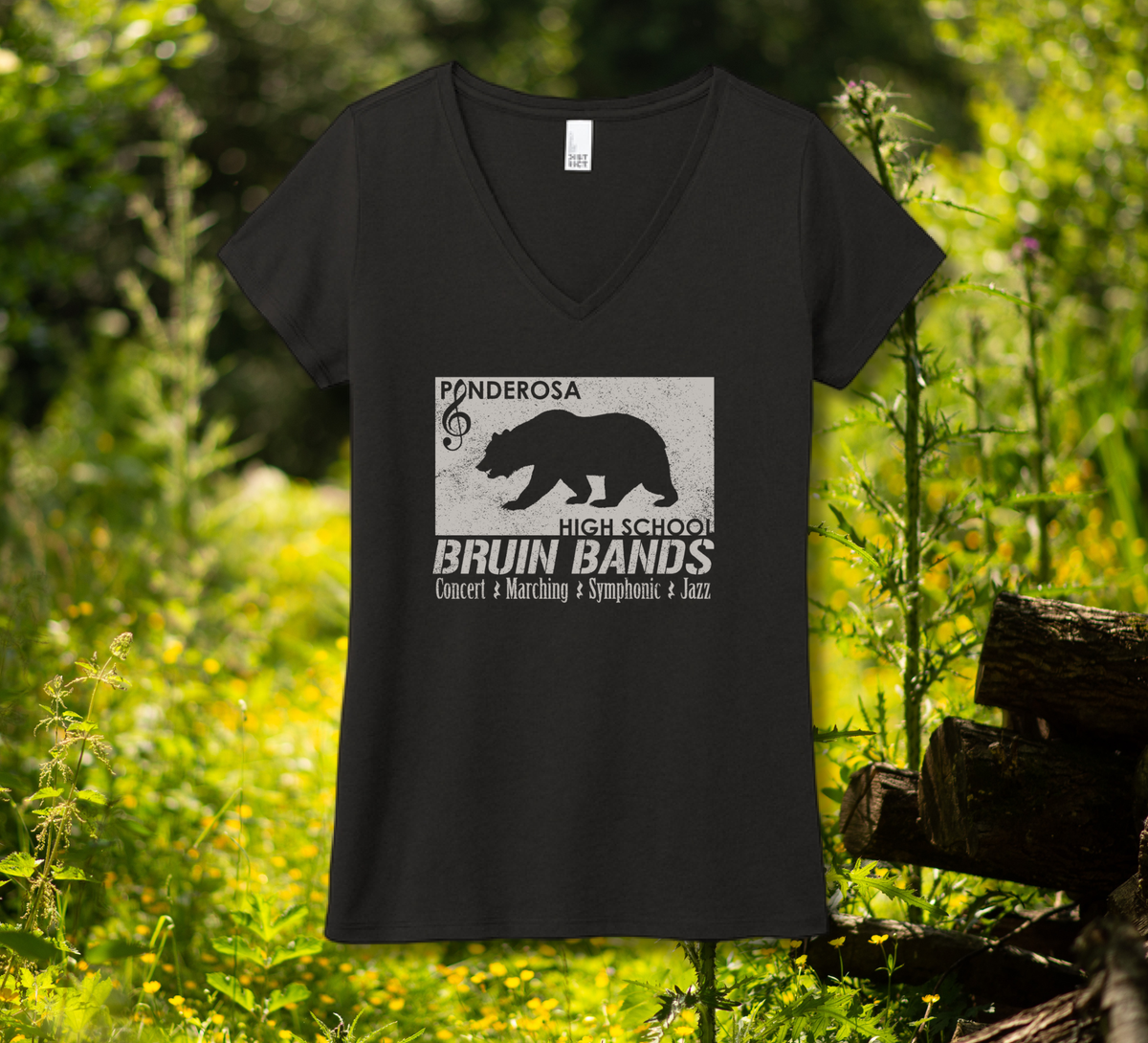 Ponderosa HS Band '26 - Women's V-Neck Tee