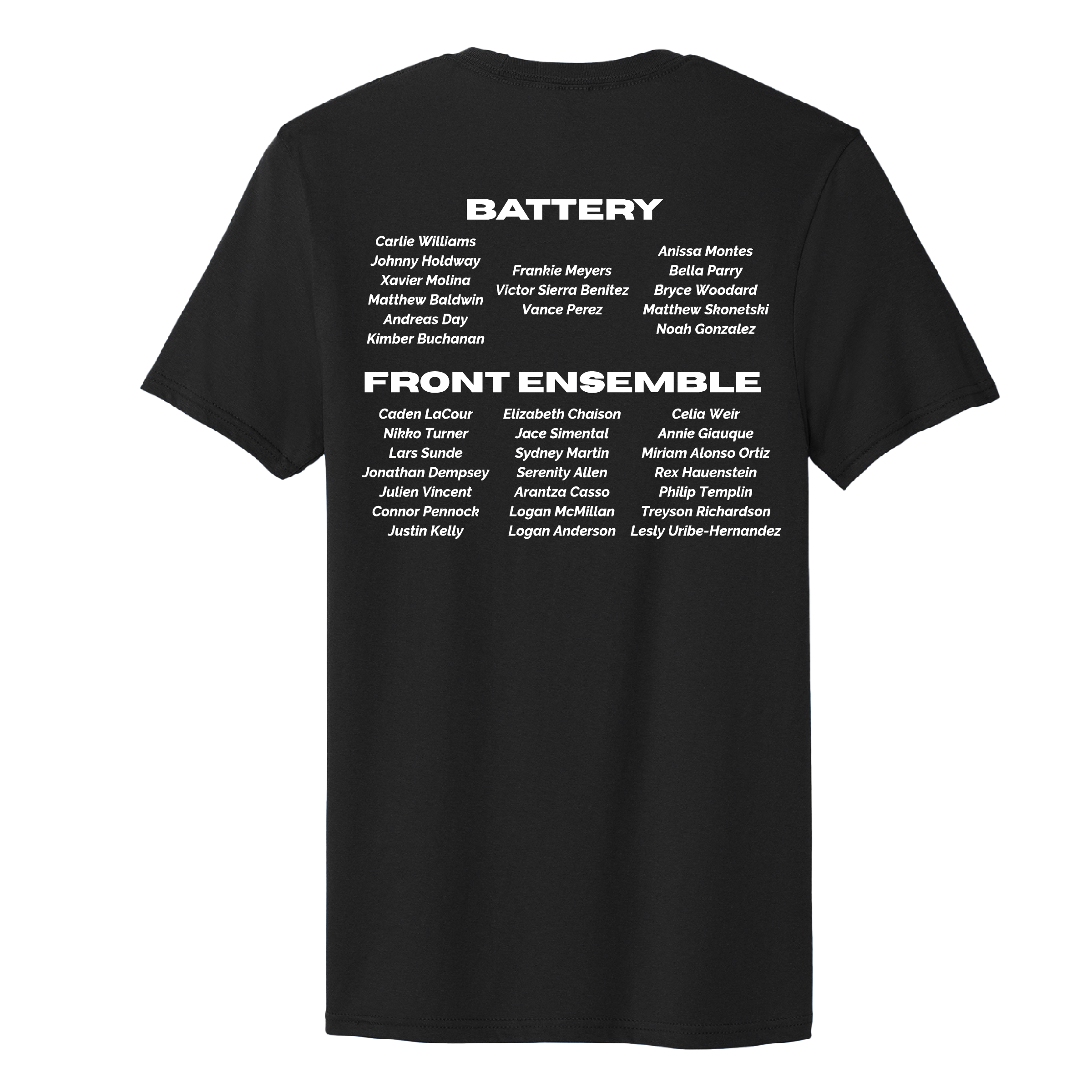 Leander-Percussion Section Shirt - Blk