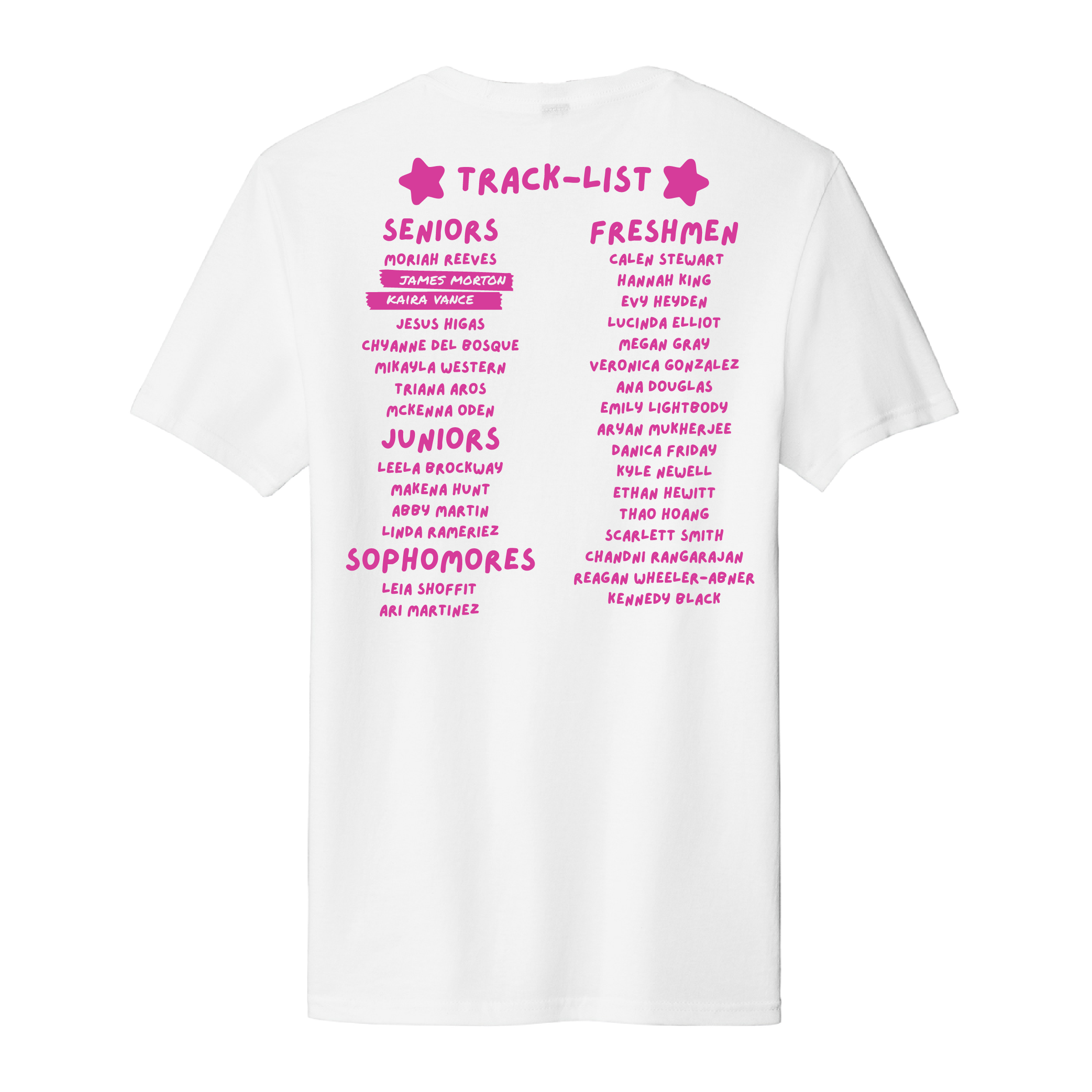 Leander - Flute Section Shirts - White