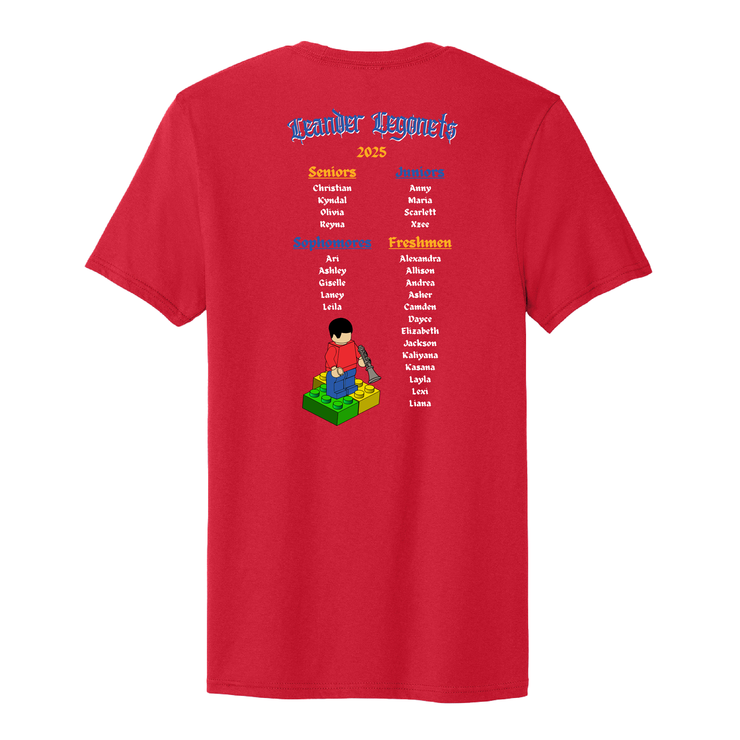 Leander - Clarinets Section Shirt - Red