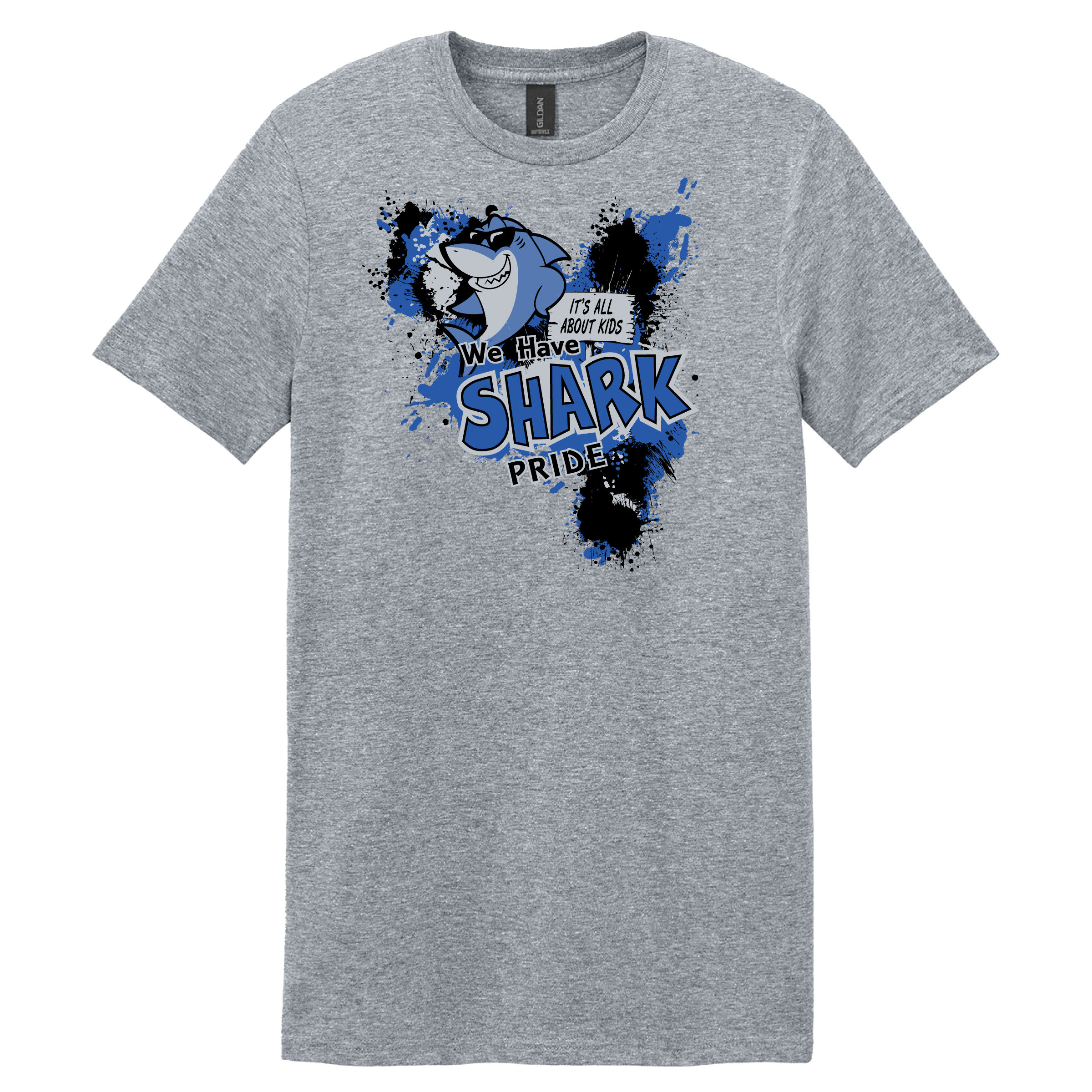 TJ Elementary Shark Spirit Shirt - Adult