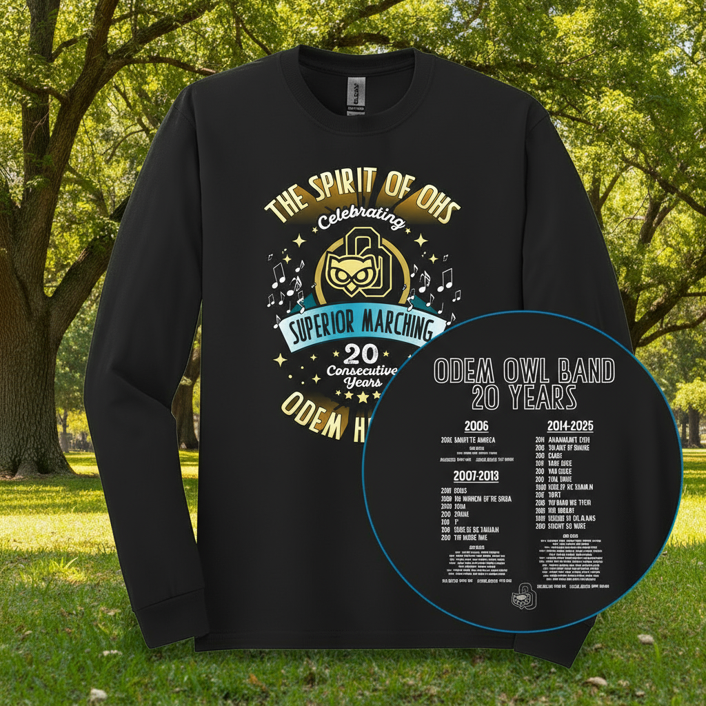 Odem HS Band LS Shirt - Alumni