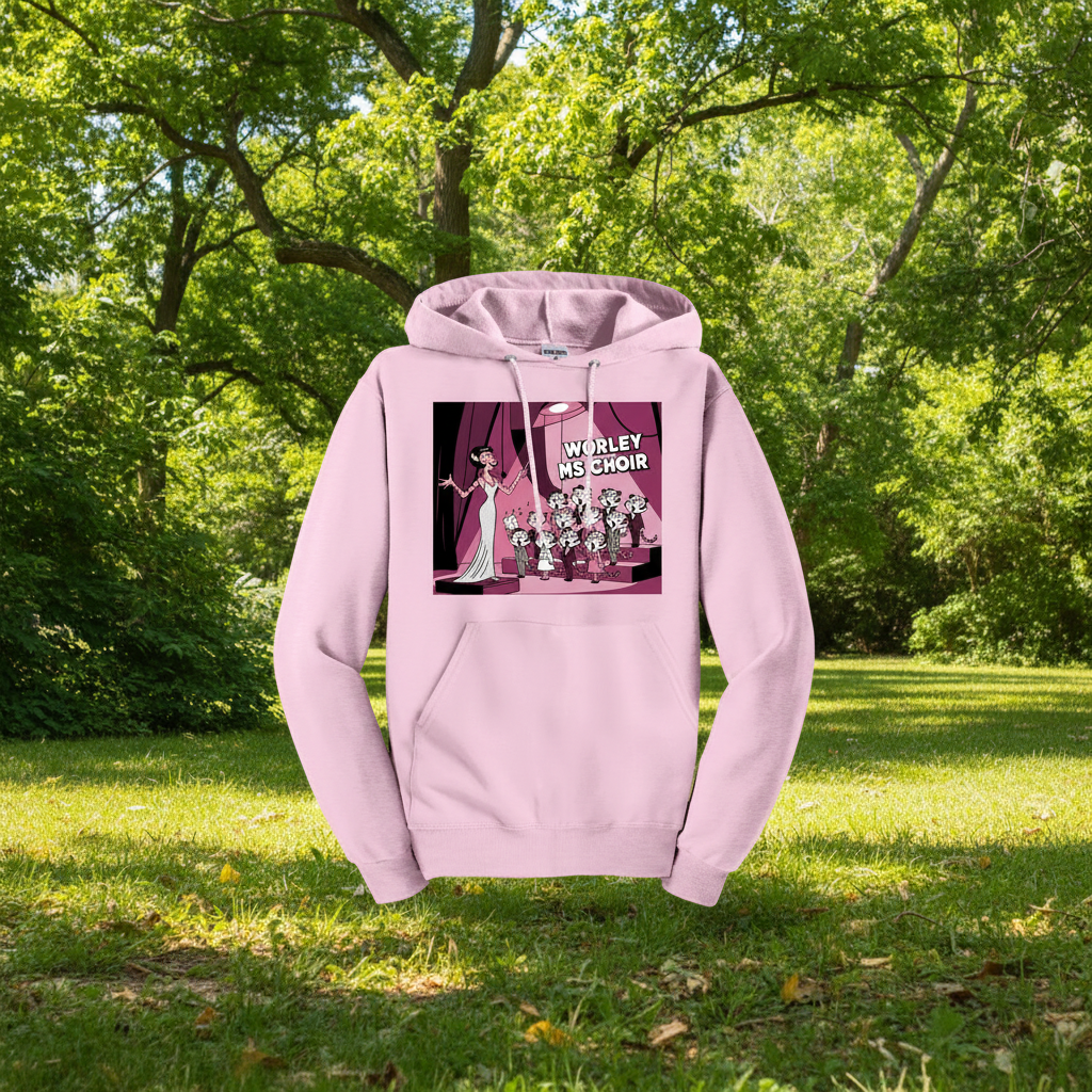 Worley MS Choir Hoodie - Light Pink