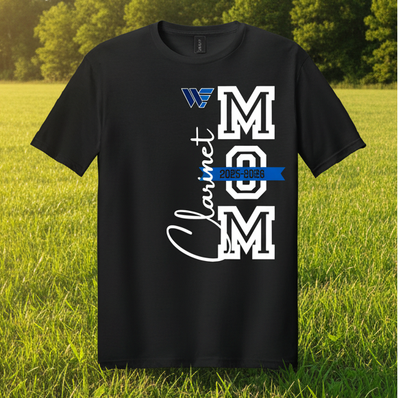 WEBB '26- Clarinet Mom Shirt