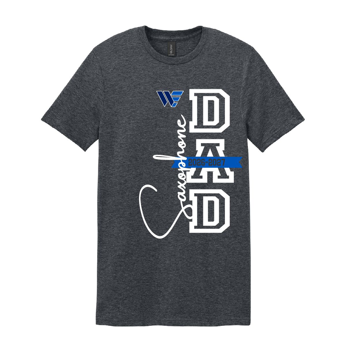 WEBB '26- Saxophone Dad Shirt