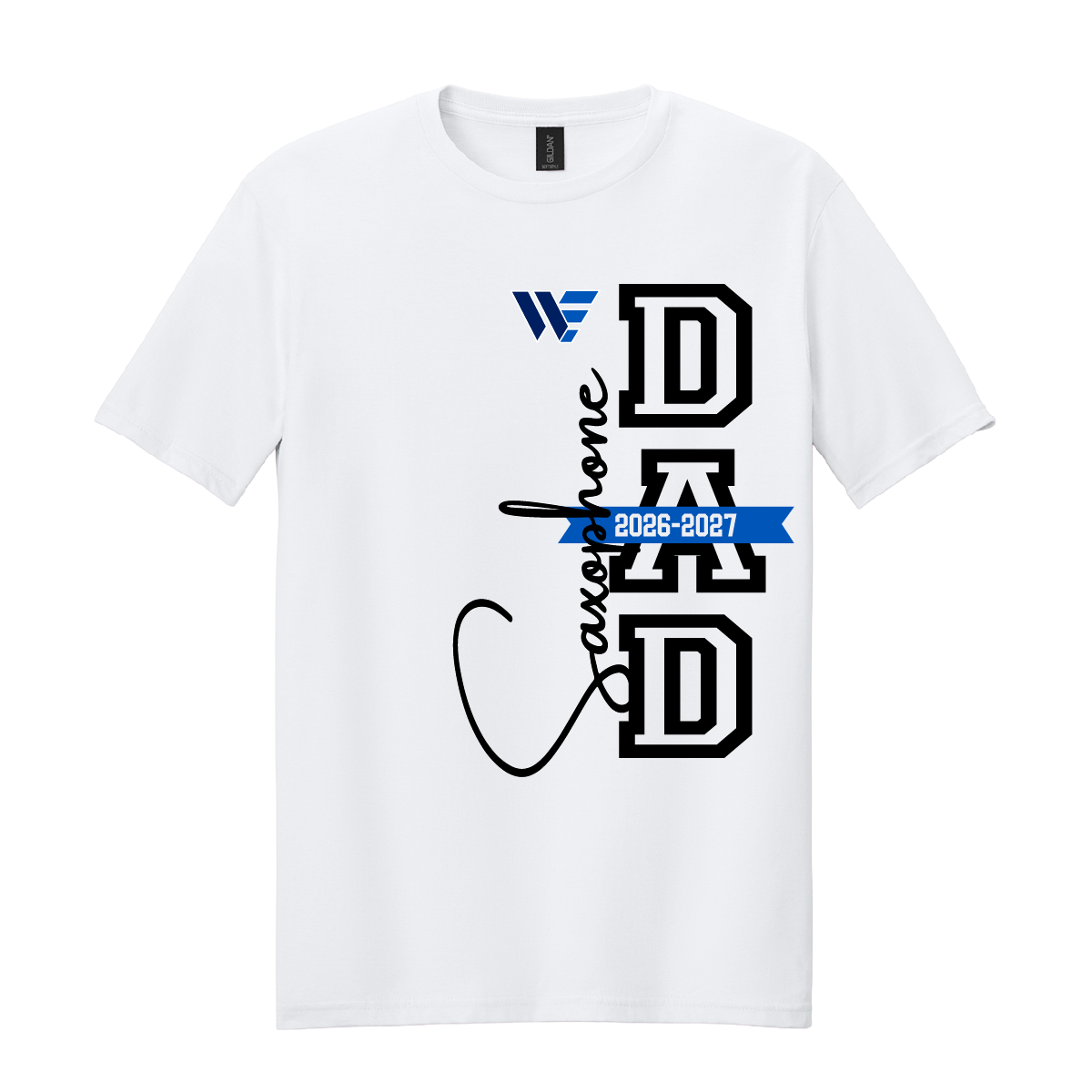 WEBB '26- Saxophone Dad Shirt