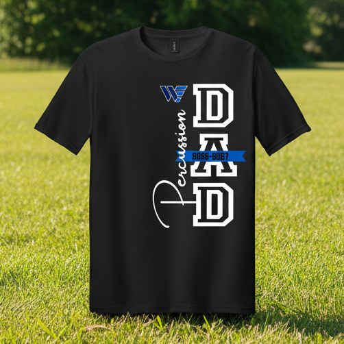 WEBB '26- Percussion Dad Shirt
