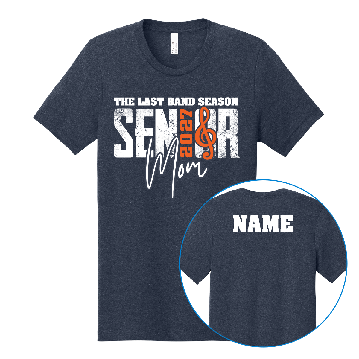 Glenn HS Band Senior Shirt - CUSTOM