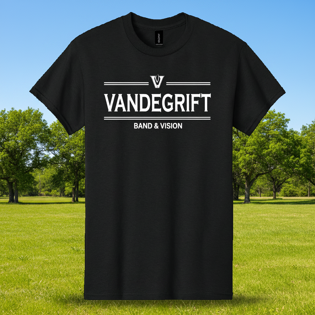 Vandegrift '26 - Black Cotton Tee