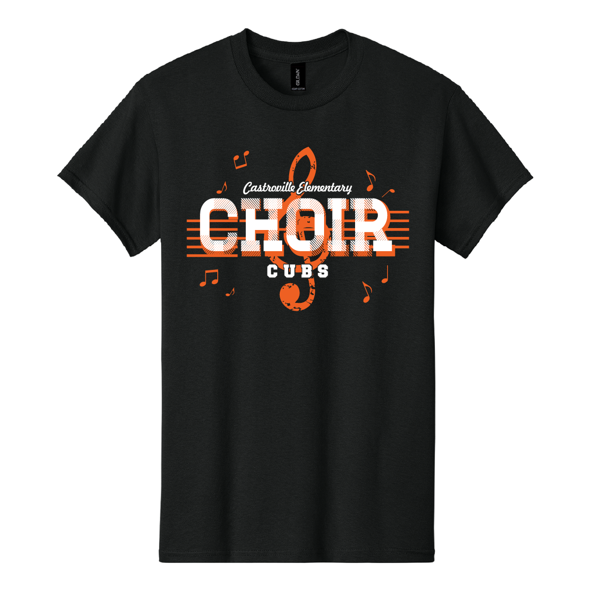 CE Choir - Music Notes Adult Tee