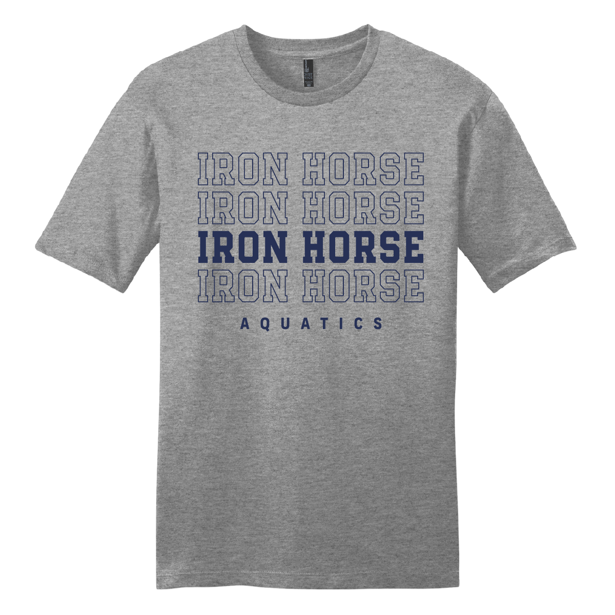 Iron Horse Aquatics '26 - Adult Stacked Logo Tee