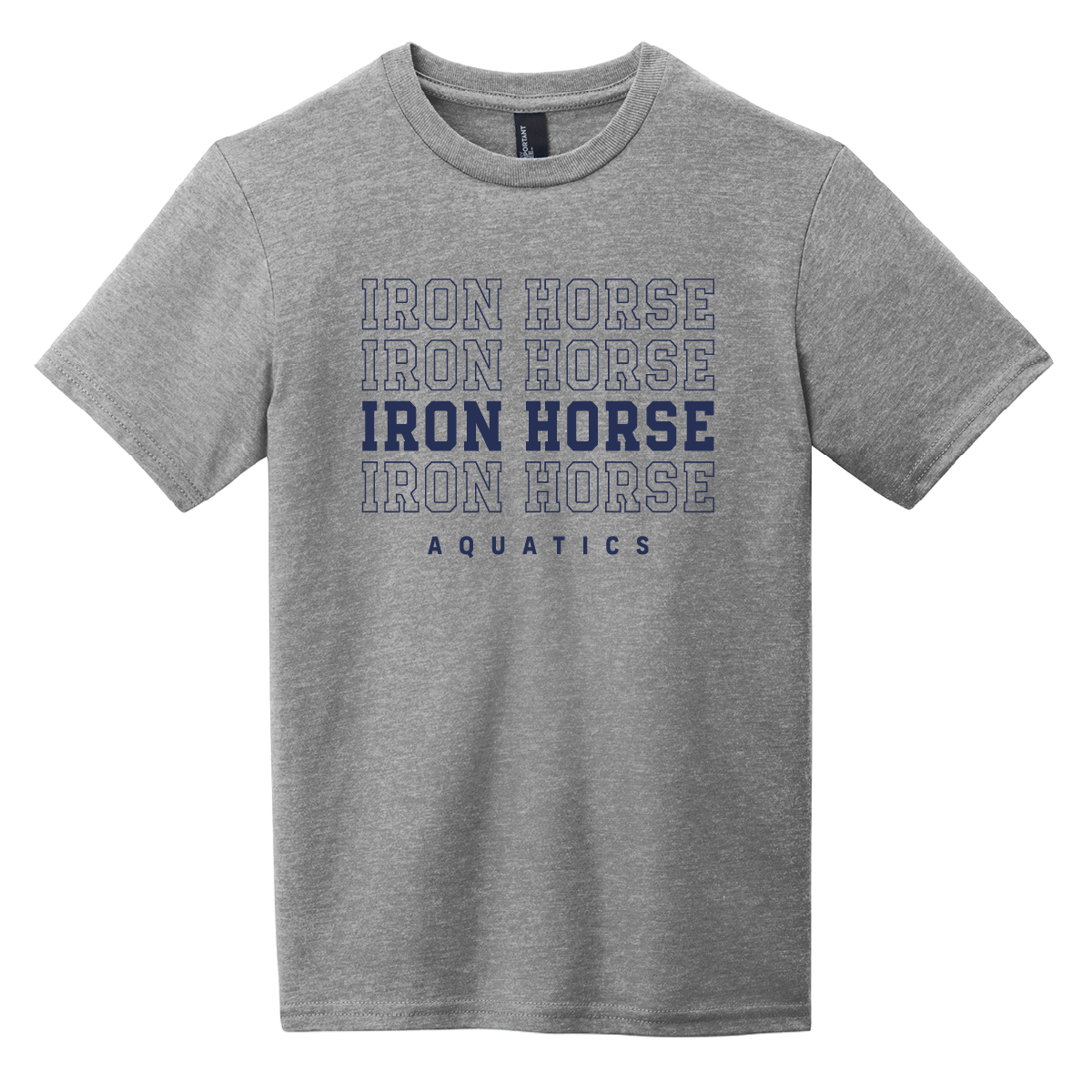 Iron Horse Aquatics '26 - Youth Stacked Logo Tee