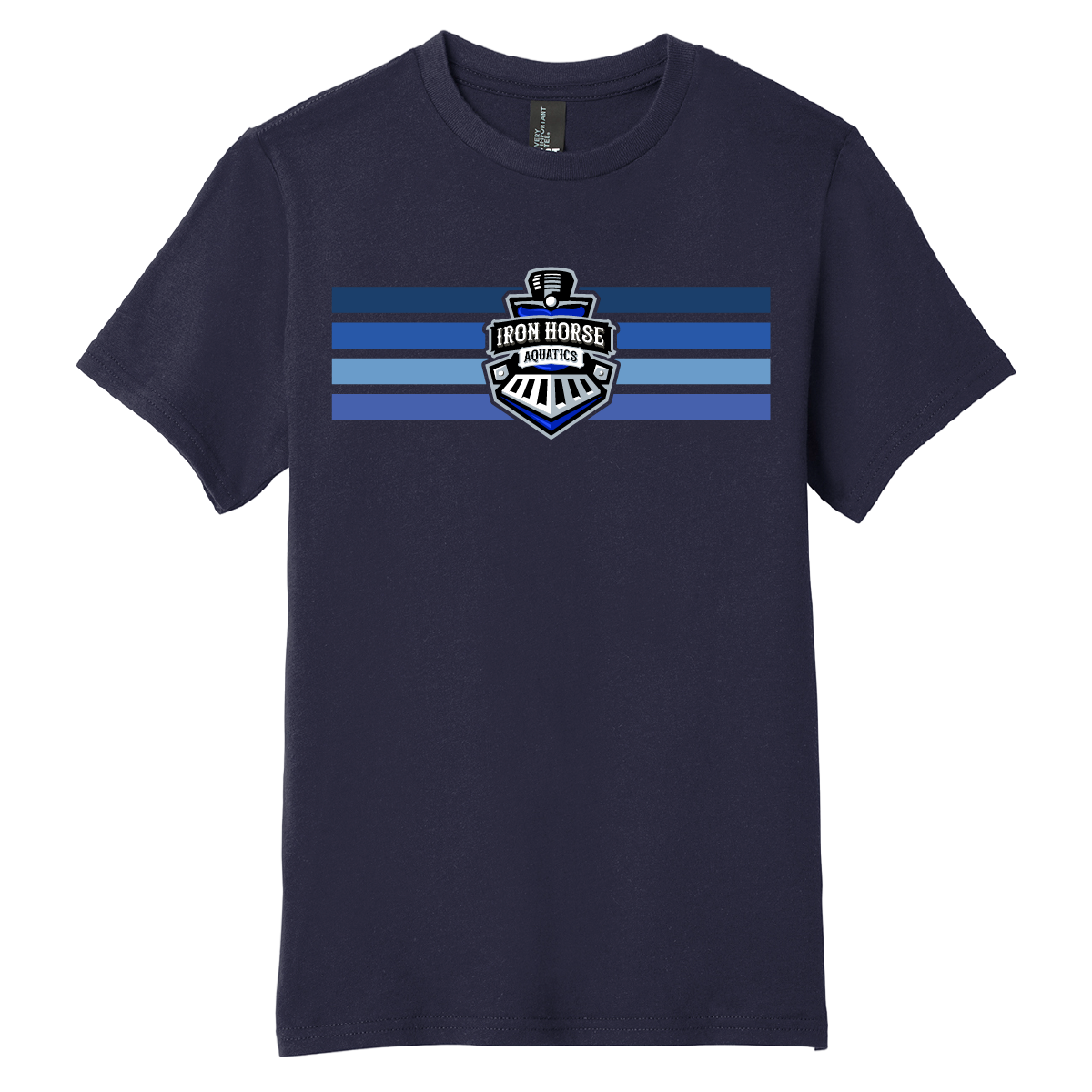 Iron Horse Aquatics '26 - Youth Stripe Logo Tee