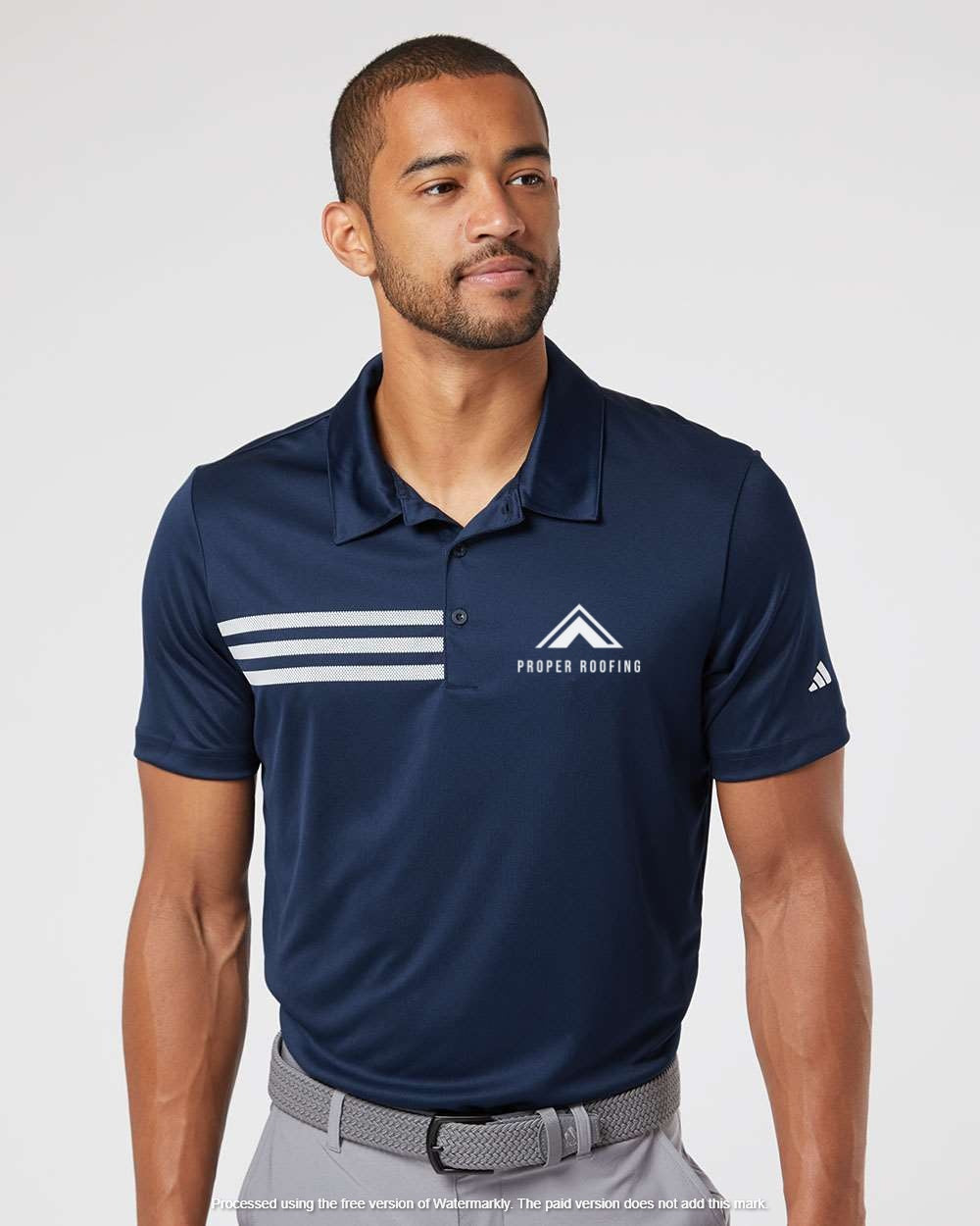 Proper Roofing - Men's Adidas Polos
