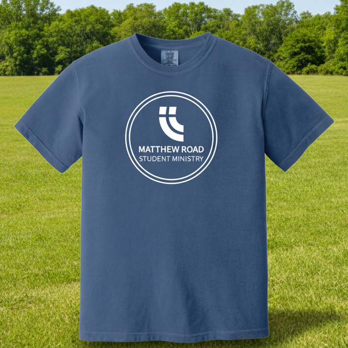 Circle White Logo Tee