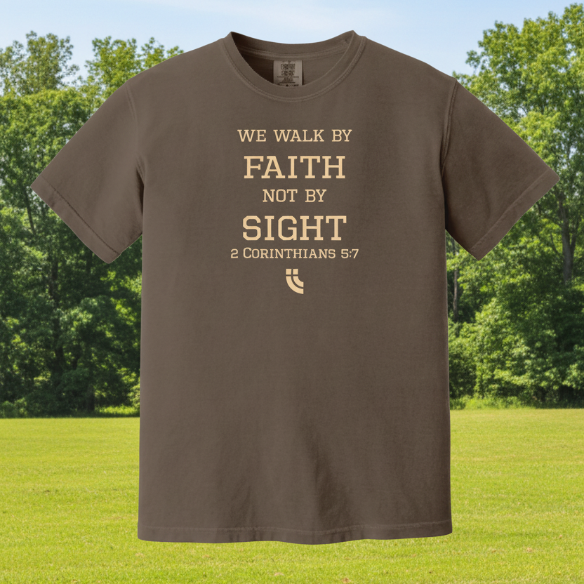 We Walk by Faith Tee
