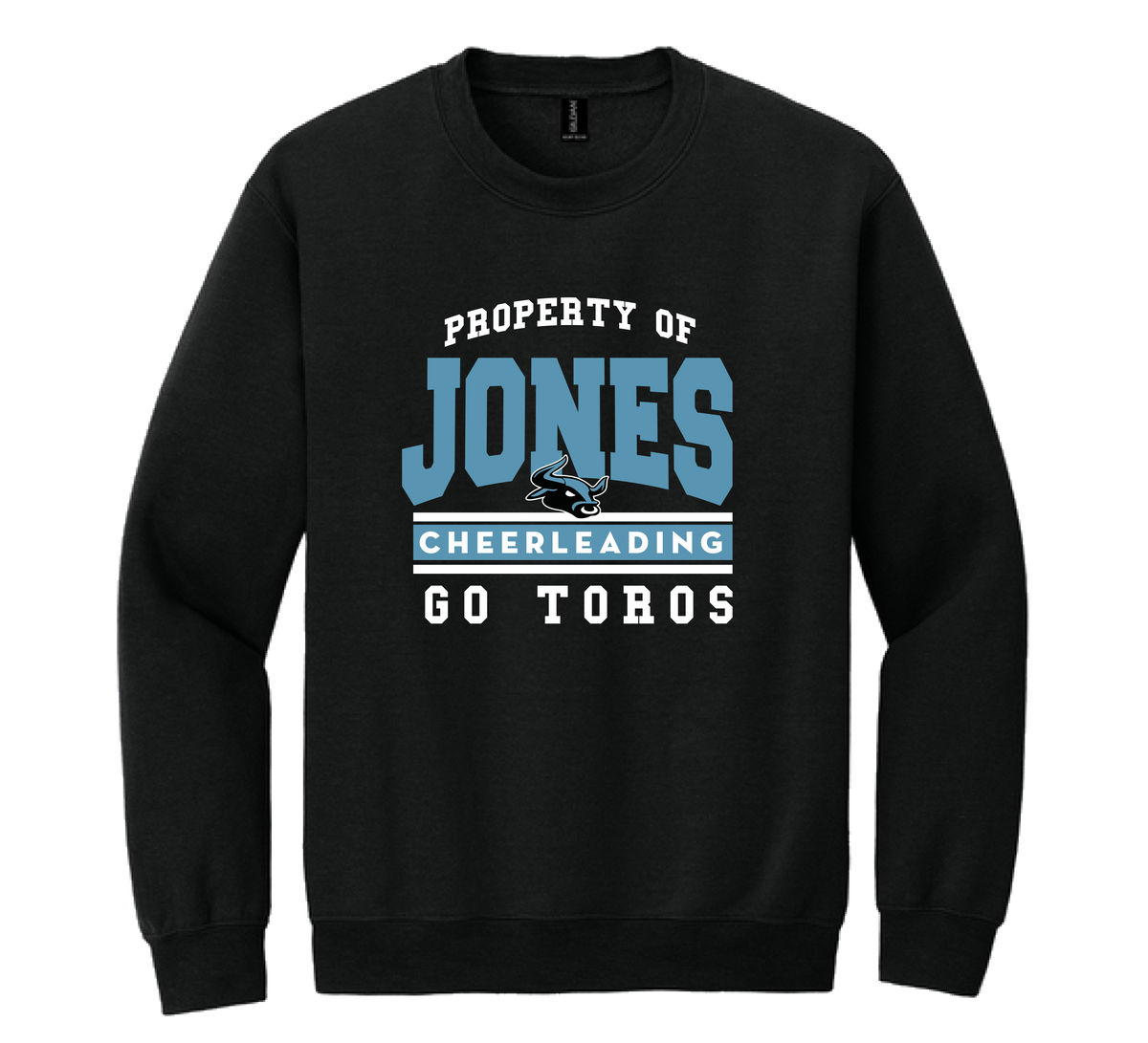 MJMS Cheer '26 - Black Crewneck Sweatshirt