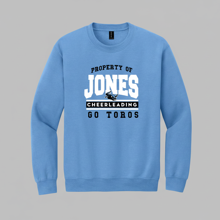 MJMS Cheer '26 - Blue Crewneck Sweatshirt
