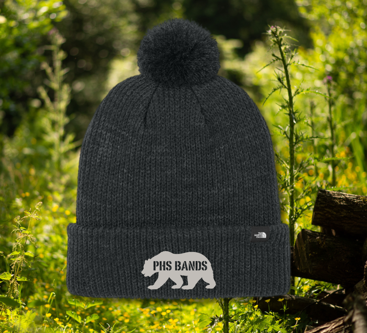 Ponderosa HS Band '26 - North Face Pom Beanie