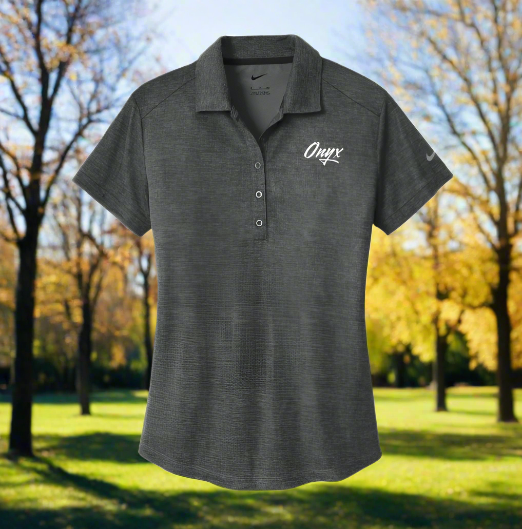 Onyx Women's Nike Crosshatch Polo
