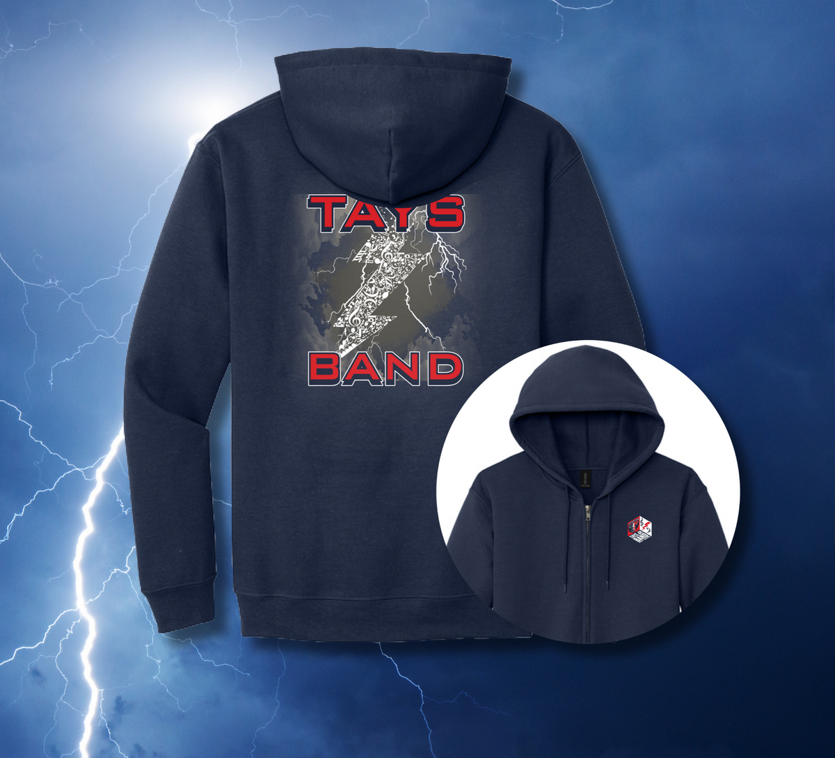 Tays JH Band - Full Zip Hoodie