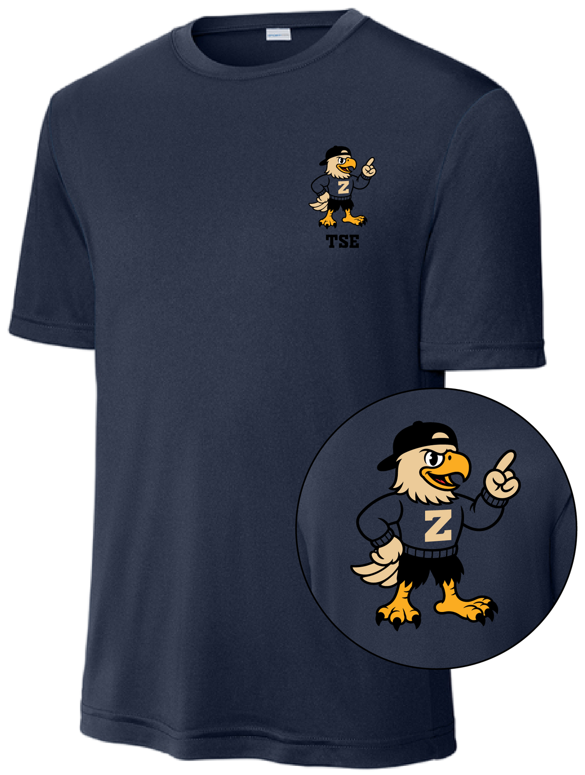 Trailside Spiritwear '26 - Eagle Pocket Dri-Fit Tee
