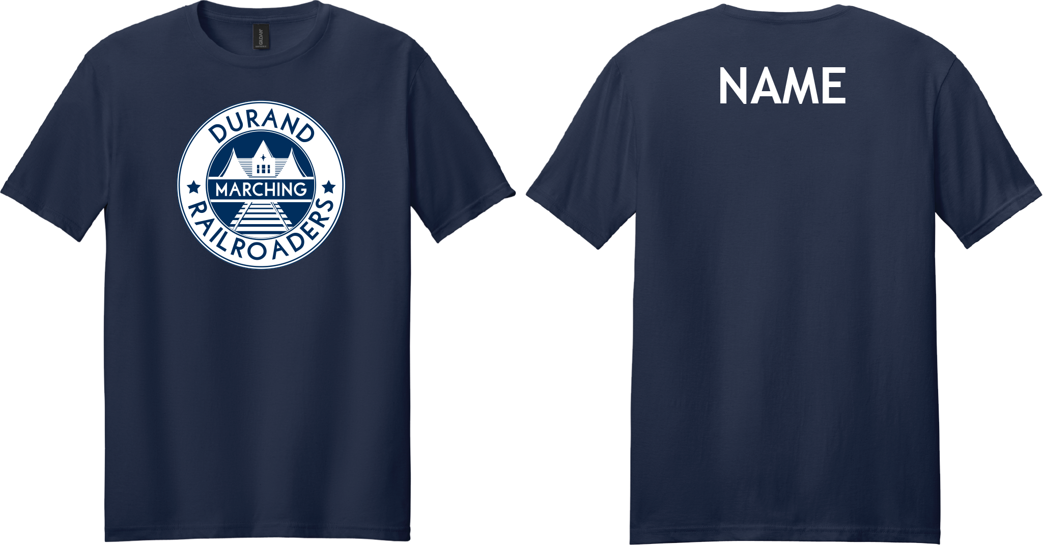 DMR Gildan Softstyle T-Shirt with DTF Logos