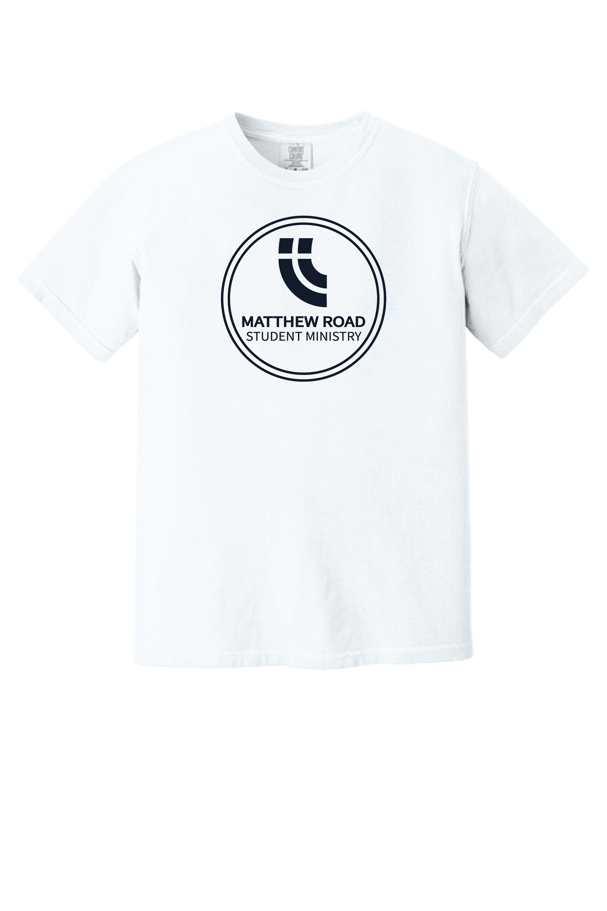 Circle Navy Logo Tee
