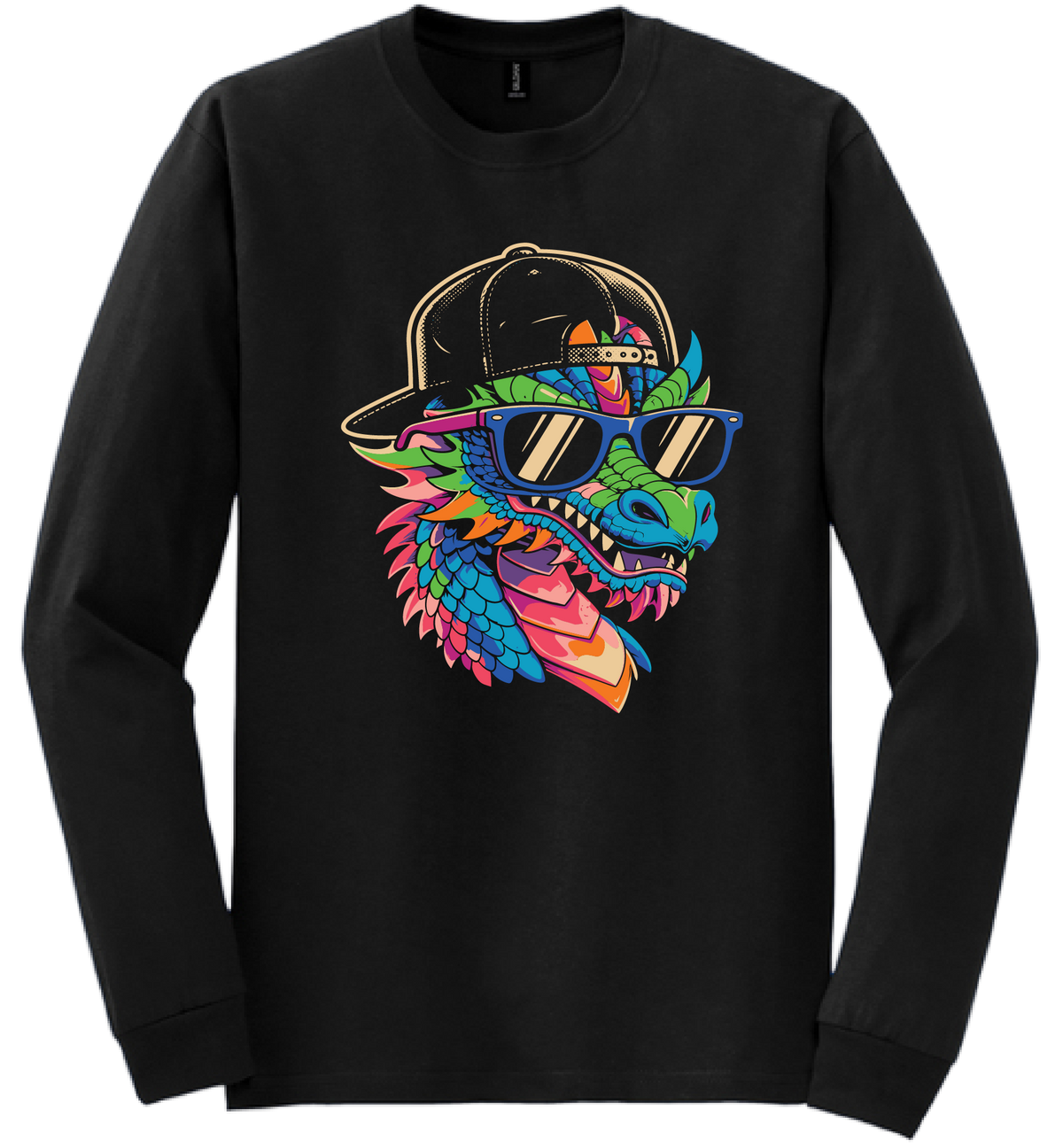 Dooley Elementary '26 - Rainbow Dragon Adult Long Sleeve