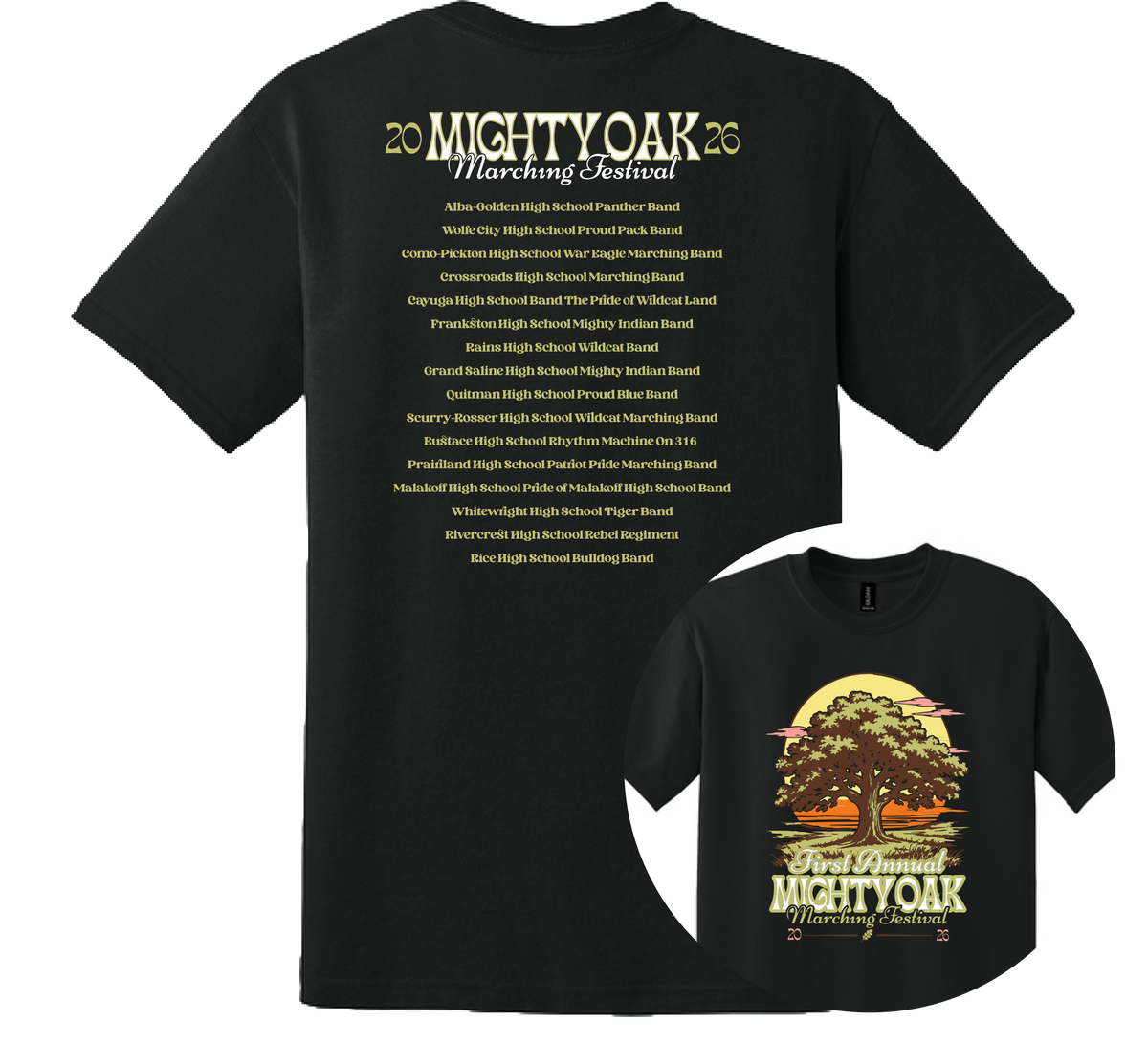 Mighty Oak Marching Festival Tee