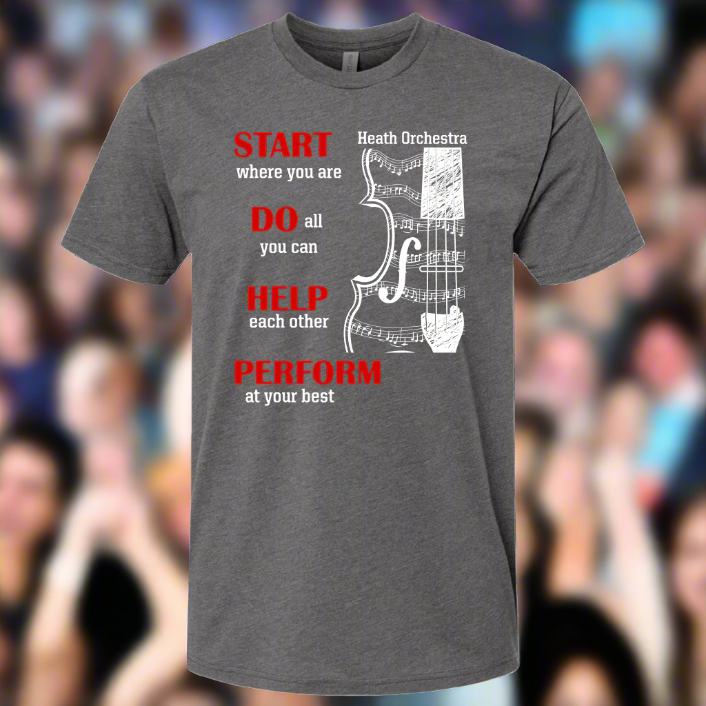 Rockwall Heath HS Orchestra T-Shirt - Required for All Students