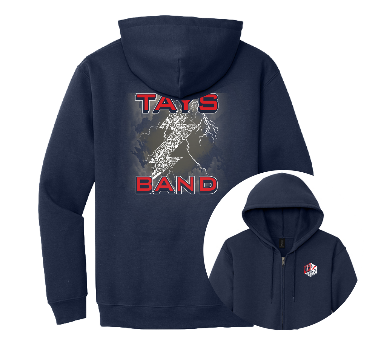 Tays JH Band - Full Zip Hoodie