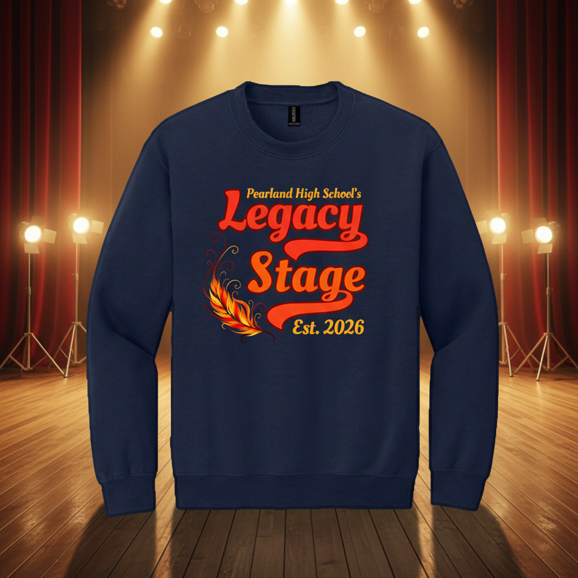 PHS Theatre '26 - Navy Crewneck Shirt