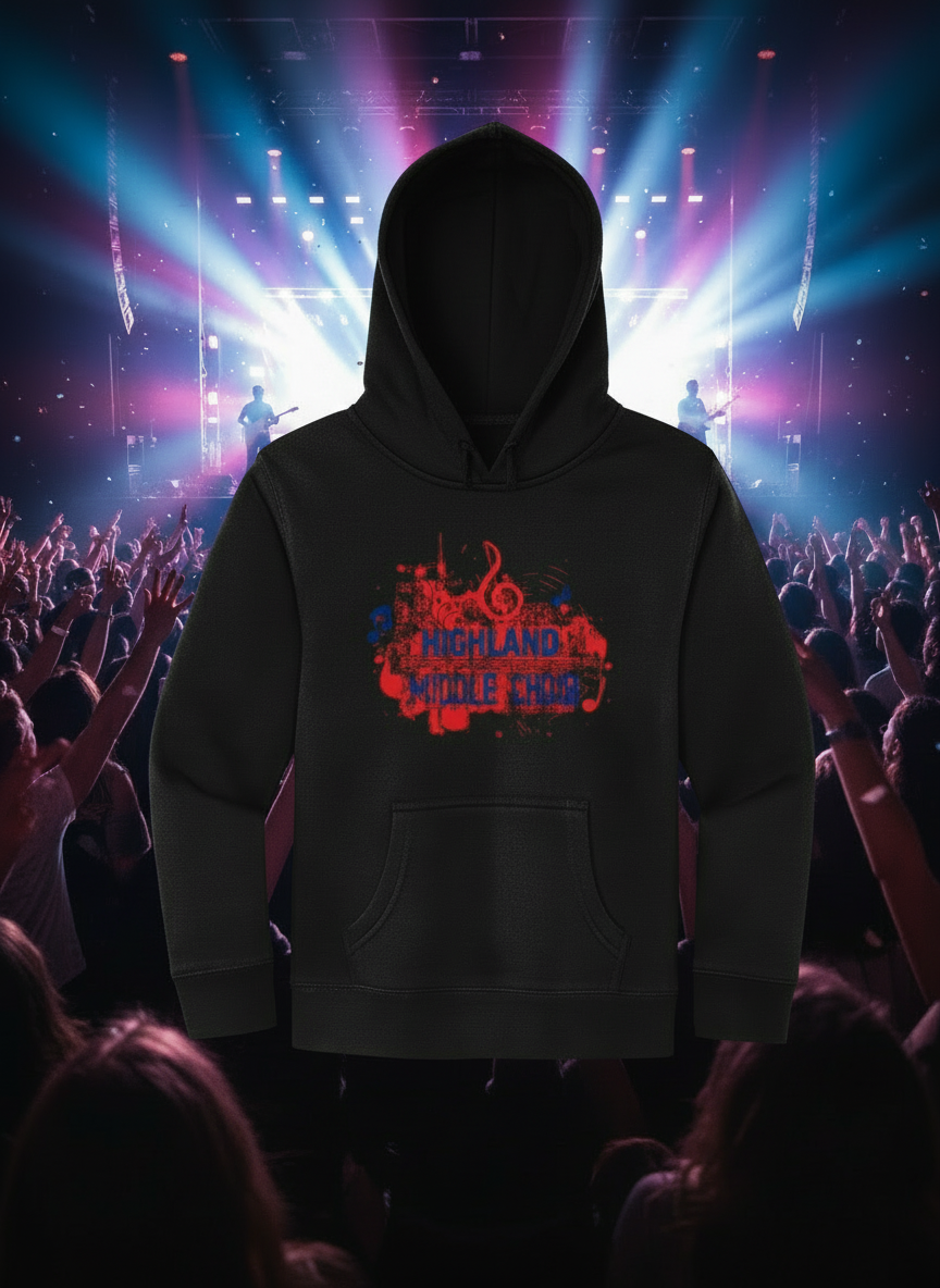 Highland MS Choir Hoodie - Red