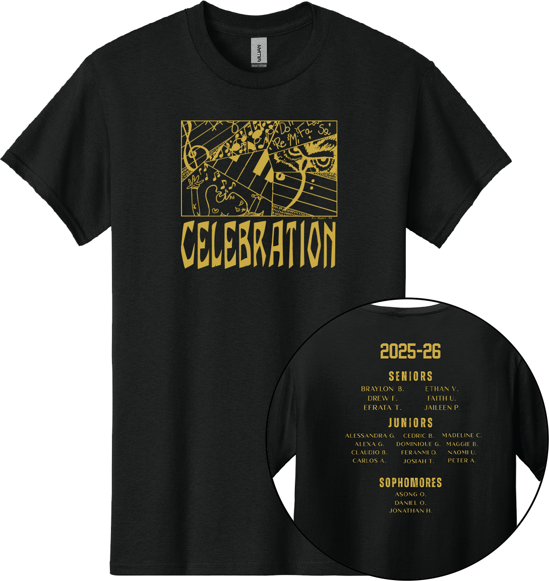 Garland HS Choir '25 - Celebration Shirt