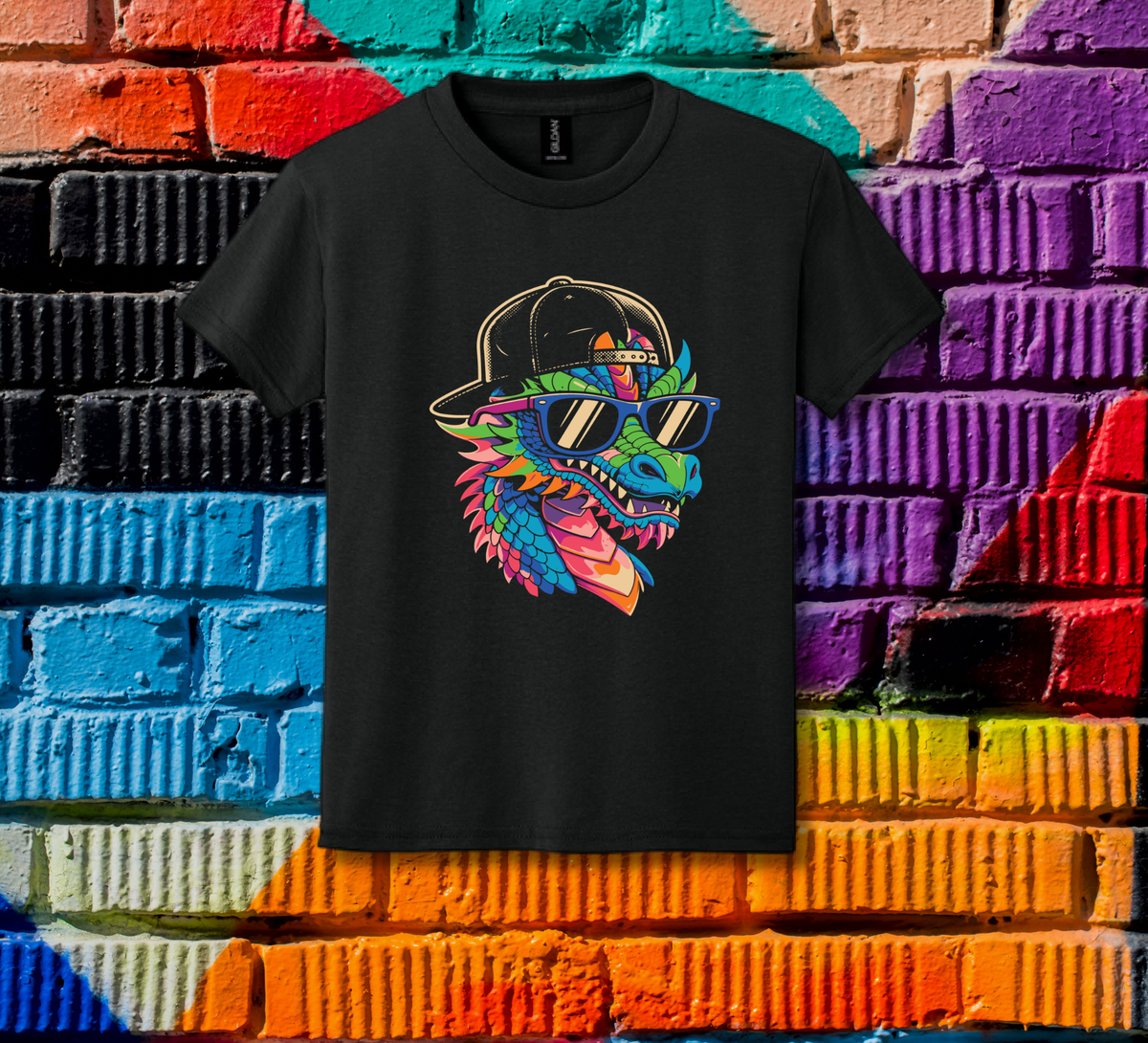 Dooley Elementary '26 - Rainbow Dragon Adult Tee