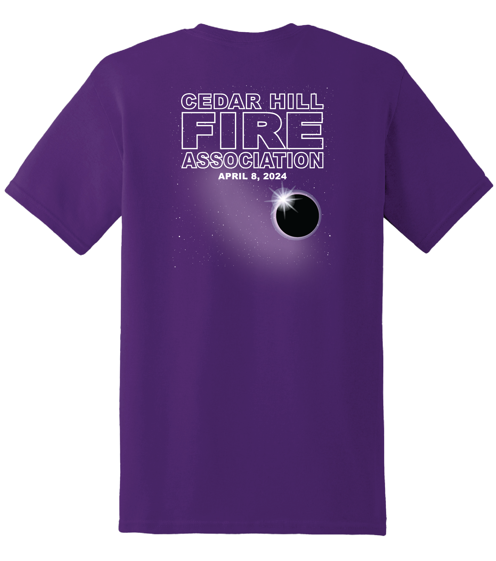 Cedar Hill Fire Eclipse T-shirt