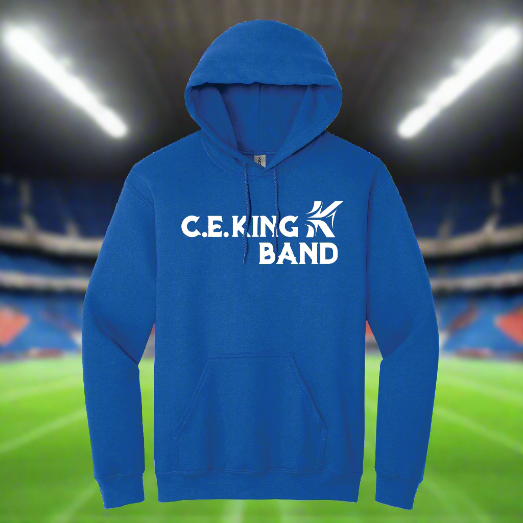 C E King HS band - Blue Hoodie