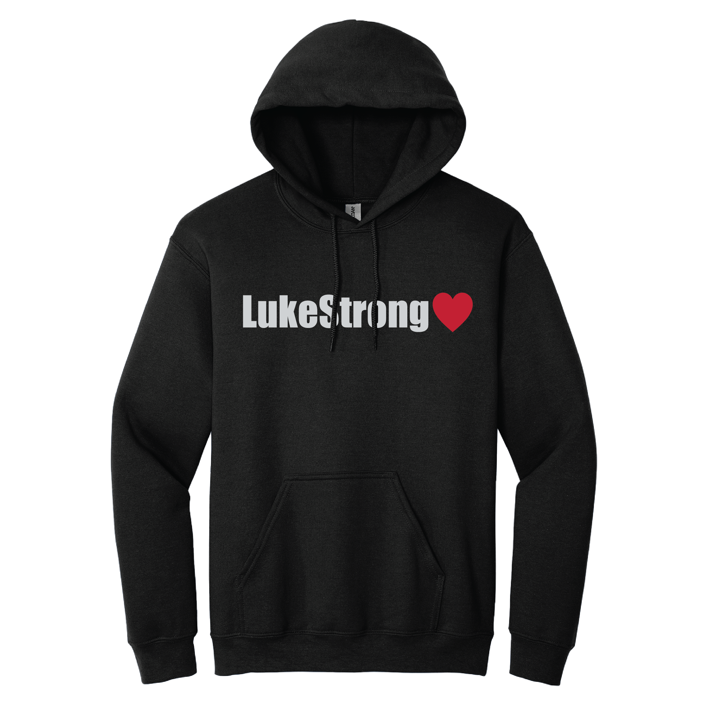 Luke Strong Hoodie - Black/Silver