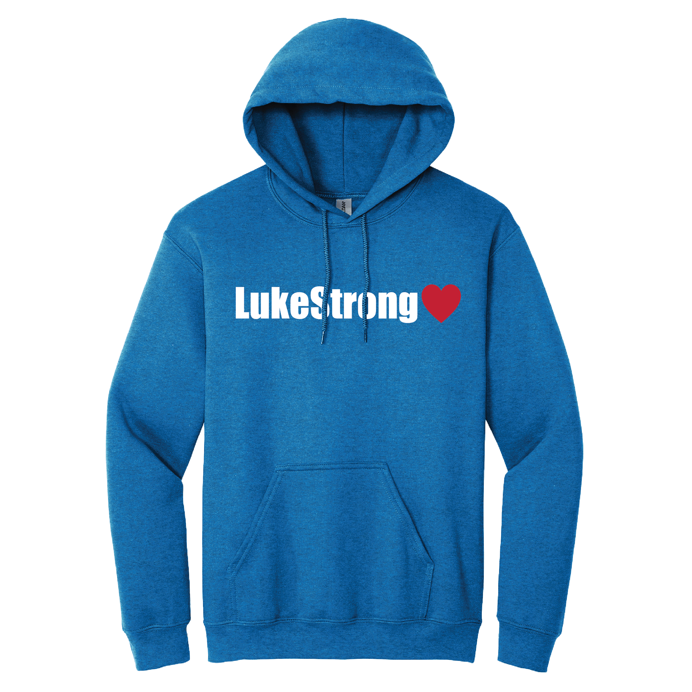 Luke Strong Hoodie - Royal/White