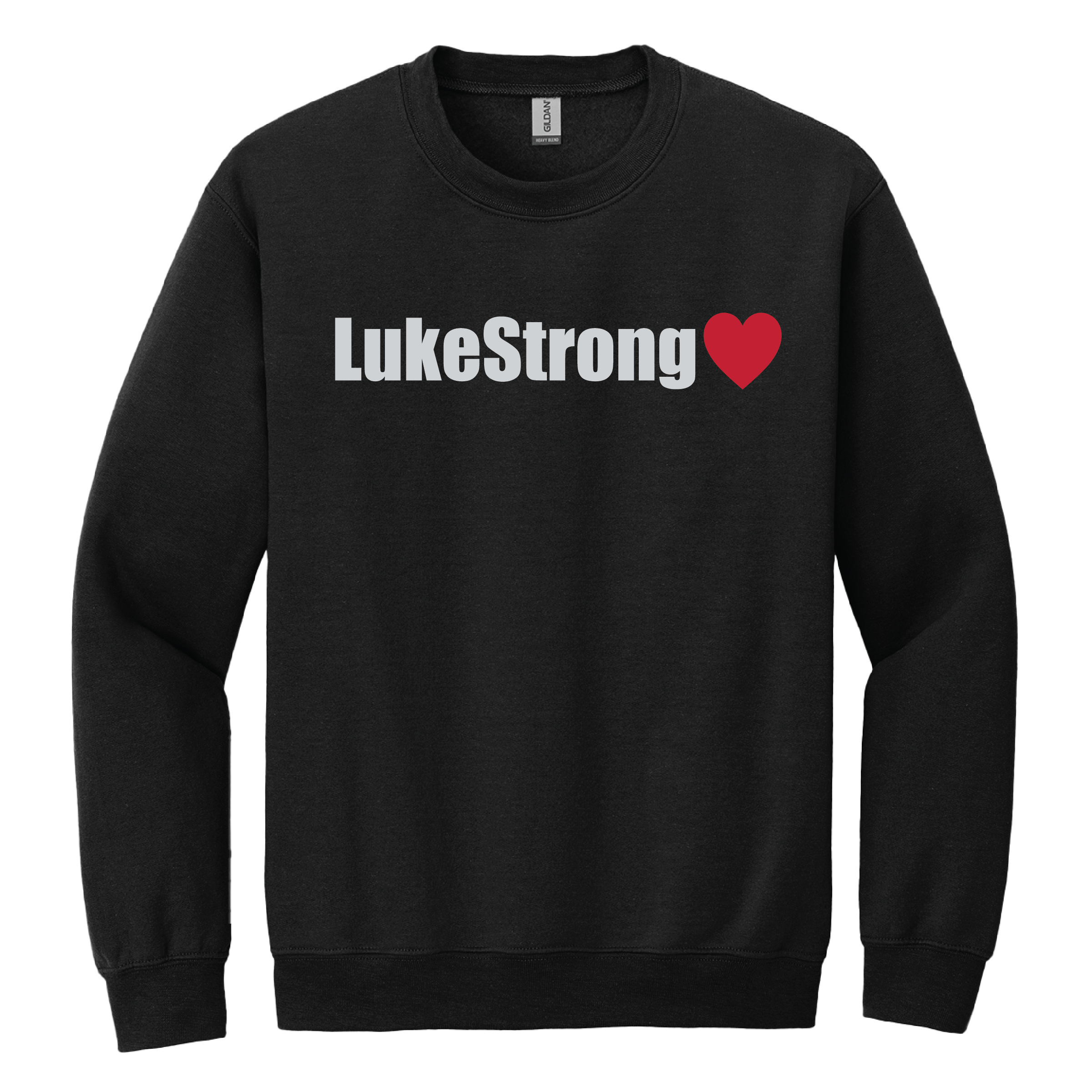 Luke Strong Sweatshirt - Black/White