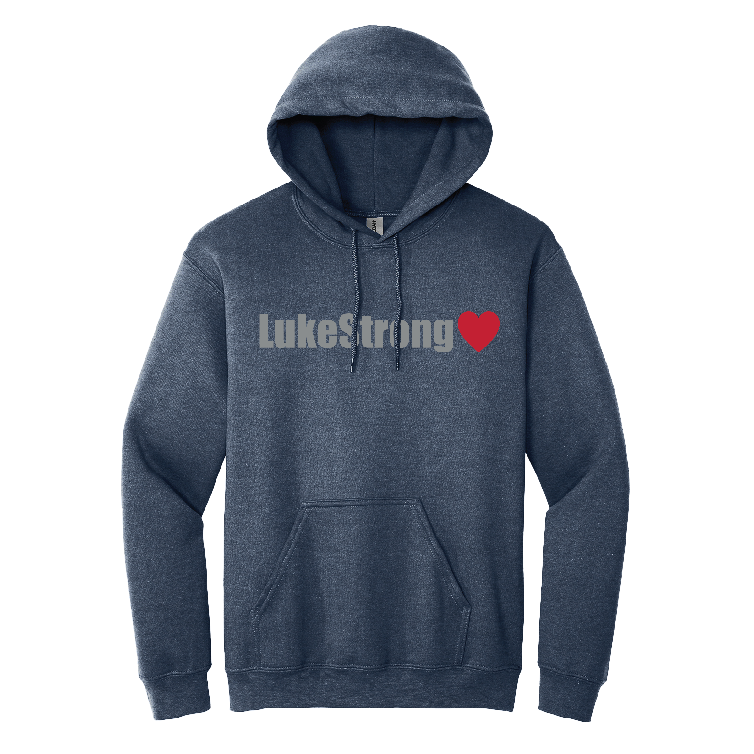 Luke Strong Hoodie - Navy/Silver