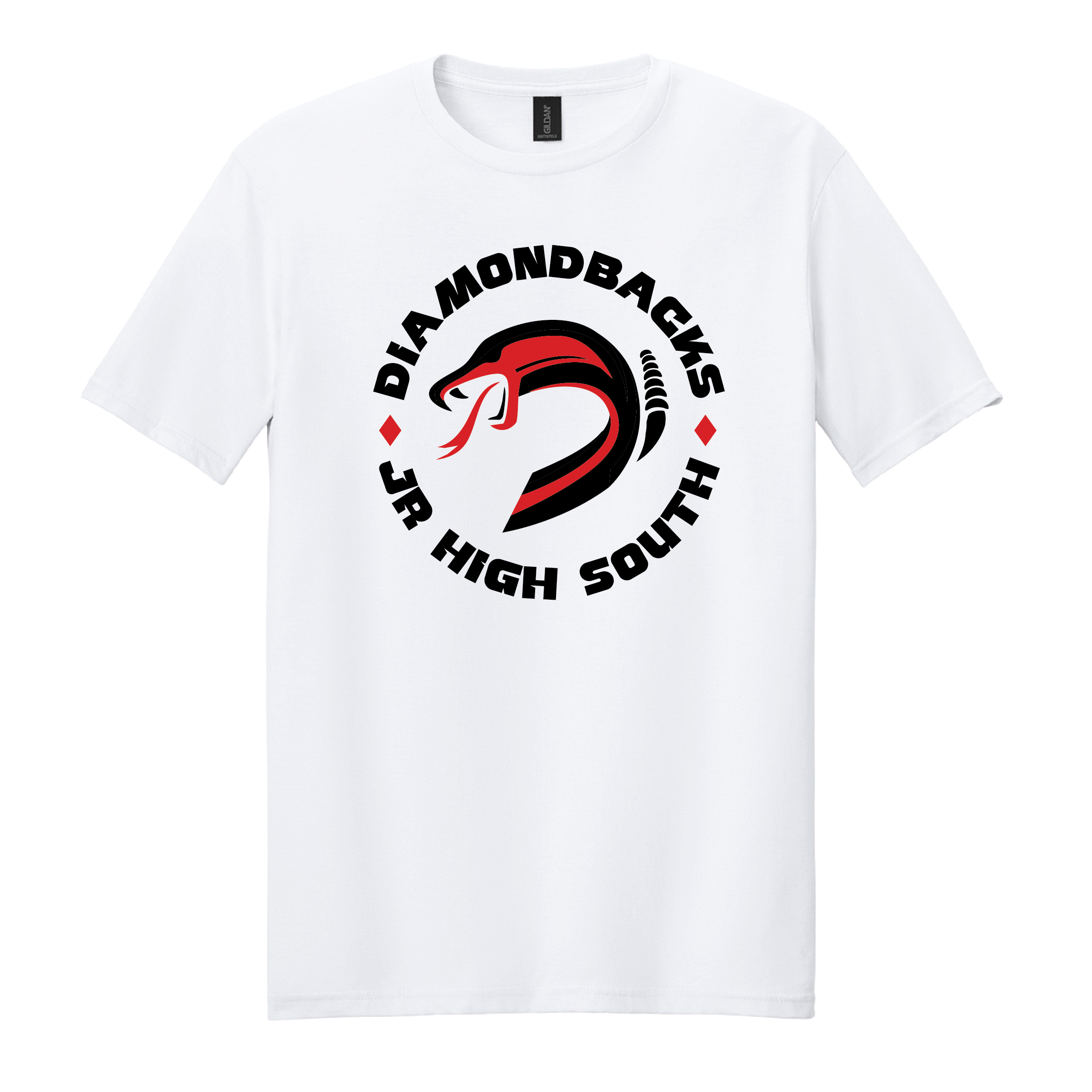Pearland JH Athletics - Diamondbacks Shirt - Circle Logo